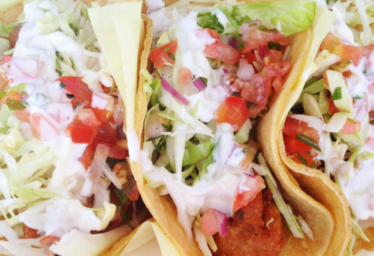 RECIPES – FISH TACOS WITH A CABBAGE SLAW