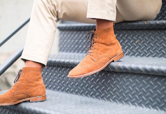 PRODUCT REVIEW: JUST A MEN SHOE – No. 680 SUEDE WINGTIP BOOT